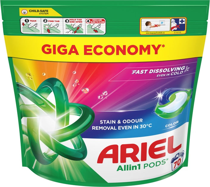 Ariel wasmiddel pods mountain spring All-in-1 | 70 wasbeurten