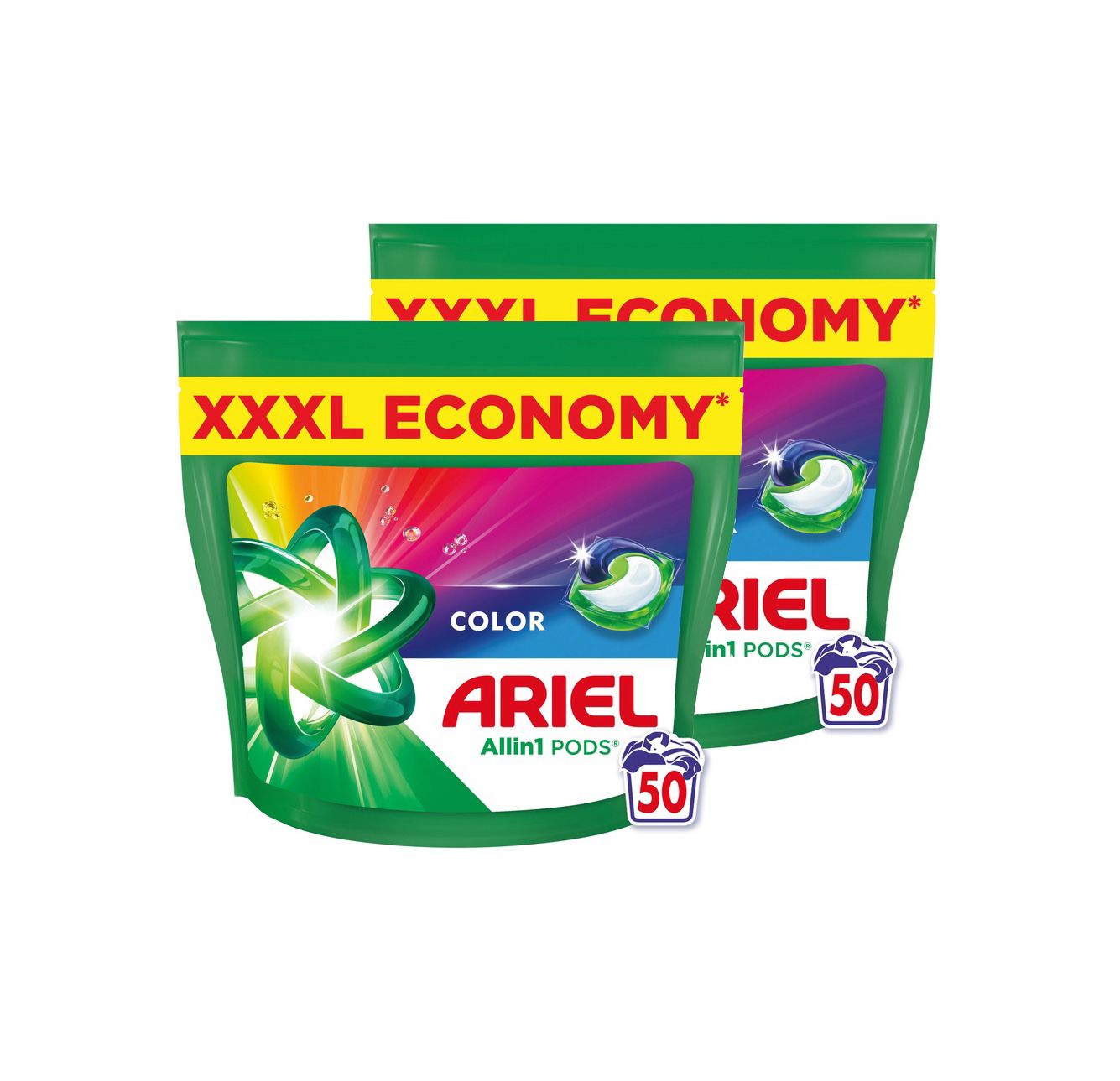 Ariel wasmiddel pods – Color All-in-1 | 100 wasbeurten