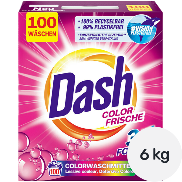 Dash Waspoeder Color Frische – 100 Wasbeurten – 6 kg