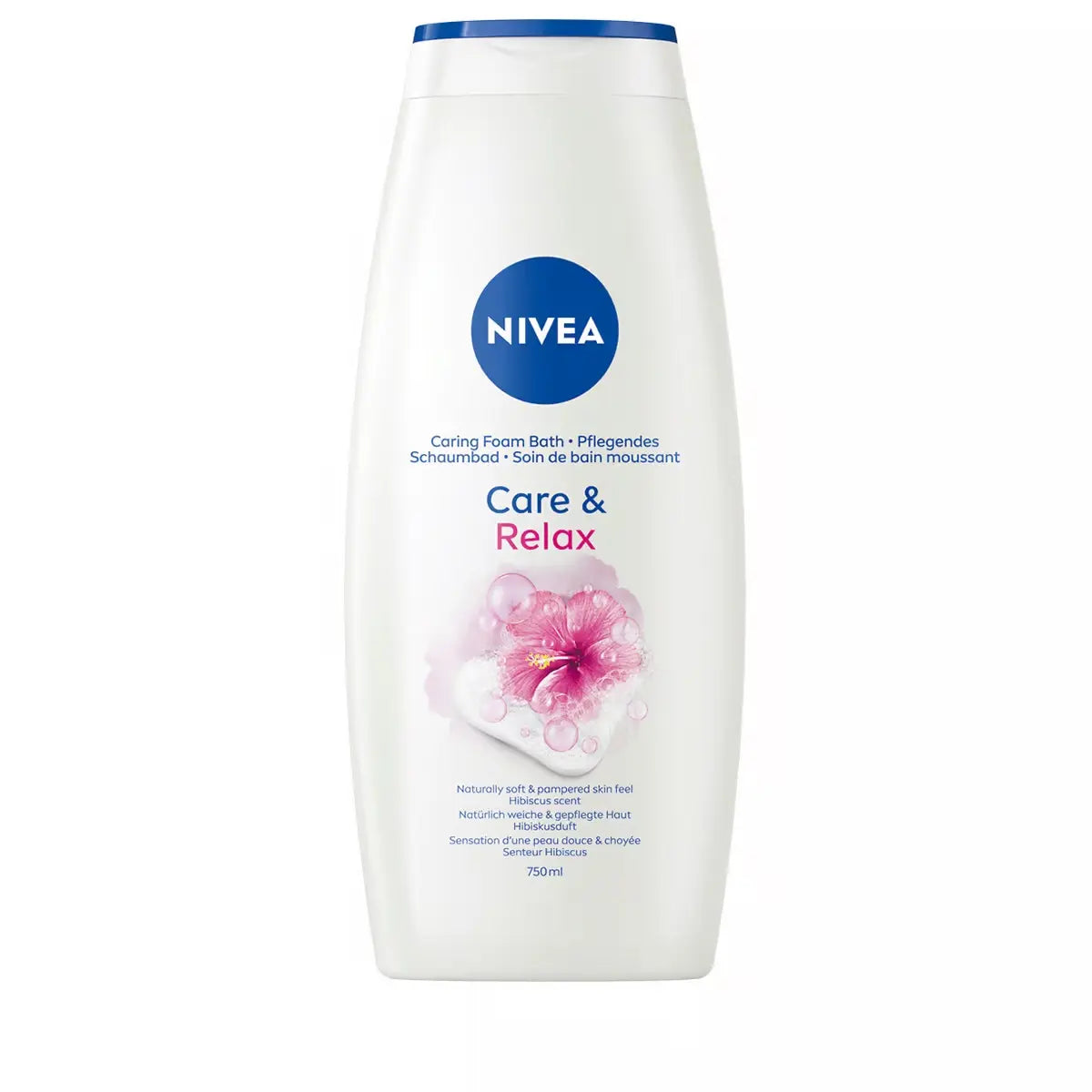 Nivea Douchegel 750ml Hibiscus & Mallow Extract | 6 stuks